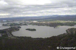 Blick auf Canberra
